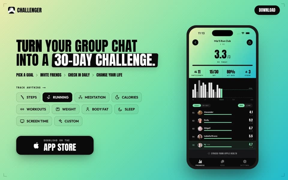 Challenger website